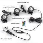 RGB Pond Lights with Timer, LED Underwater Submersible Colorful Landscape - Image 3