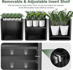 Metal Large Planter Box 26" L x 26" W x 26", Heavy Duty Tall Rectangle Outdoor - Image 4