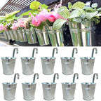 LaLaGreen Fence Planters for Outdoor Plants Balcony Planter Railing Hanging by L%C3%A1L%C3%A1Green