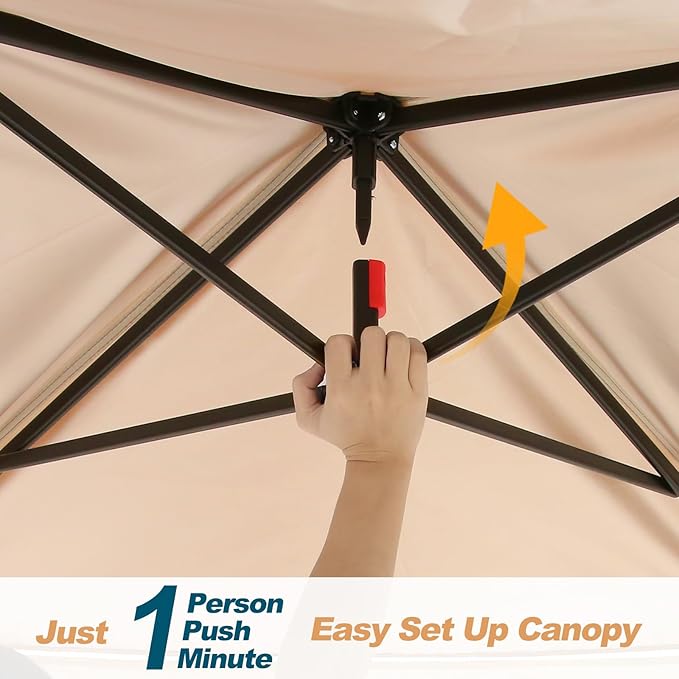 COBIZI 10x10 Pop Up Gazebos on Clearance 11x11 Canopy Tent Easy Up Outdoor - Image 5