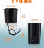 CLOUDY BAY 9W Low Voltage Landscape Lights, LED Well Lights, Grated Top - Image 9