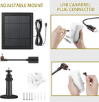 1 Pack - Solar Panel for Ring Security Camera Spotlight Cam Plus/Pro Stick Up - Image 6
