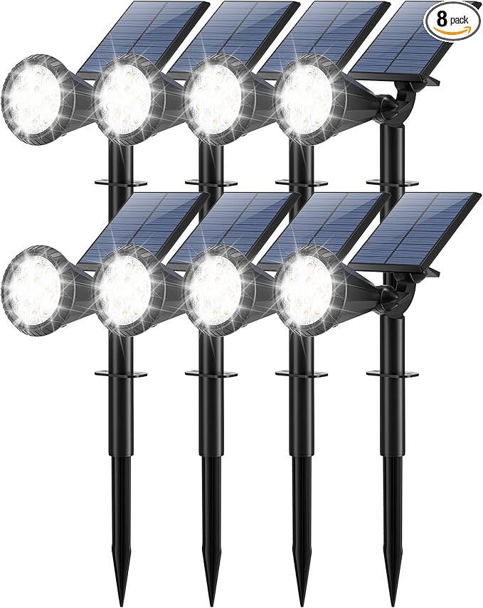 Solar Lights Outdoor Waterproof IP65 180° Adjustable Solar Powered Landscape by TadyrealSolarLights