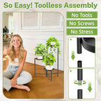 iDavosic.ly 3 Tier Large Plant Stand Indoor - Image 3