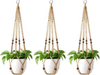 Mkono Macrame Plant Hanger Indoor Hanging Planter Basket by Mkono