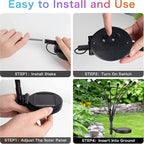 6-Pack Garden Solar Lights, 48 LED Solar Lights Outdoor - Image 5