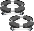 VANCASTLE Plant Caddy with Lockable Wheels Heavy Duty 450lbs Capacity, 15-22 by VANCASTLE