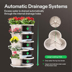 VIVOSUN 5 Tier Vertical Gardening Stackable Planter - Image 2