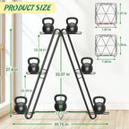 Heavy Duty Metal Plant Stand, Indoor Outdoor Plant Shelf & Rack - Image 6
