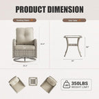 9-Piece Outdoor Patio Furniture Set - Image 9
