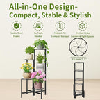 Corner Plant Stand Indoor Outdoor Tall Metal Flower Pot Stands - Image 5