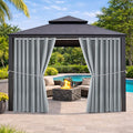 Water Resistant Outdoor Patio Curtain Darkening Thermal Insulated Indoor by DivaenCamino