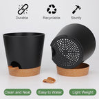 8-Inch Plant Pots, Self-Watering Planters - Image 3