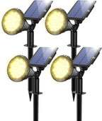 Solar Spot Lights for Outside, 21 LED Outdoor Solar Lights for Yard, 4 Pack - Image 9