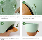 12 inch Large Self Watering Pots, Plastic Planters - Image 4