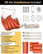 XXL Hammock Chair Hanging Rope Swing - Image 7