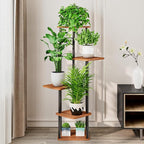 AZERPIAN Plant Stand 5 Tier Indoor Metal Flower Shelf - Image 3