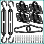 Sun Shade Sail Hardware Kit 6 Inch by HYASIA