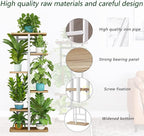LINZINAR Plant Stand 6 Tier 7 Potted Multiple Flower Pot Holder Shelf Indoor - Image 5