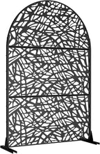 Casaphoria 72" H x 47" W Arched Metal Privacy Screen - Image 3