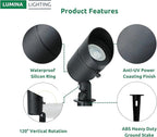 Lumina Lighting® 5W Landscape Lighting 12V Landscape Lights Low Voltage - Image 4
