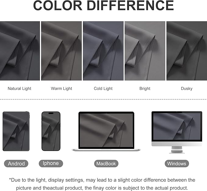 RYB HOME Extra Wide Outdoor Curtains - Image 6