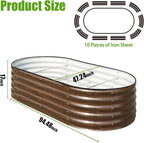 SnugNiture Galvanized Raised Garden Bed - Image 2