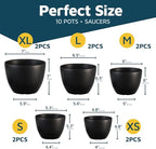 Lifemaster Plant Pots with Multi Drainage Holes - Image 2