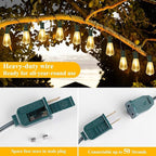 Brightever LED Outdoor String Lights 100FT - Image 4