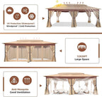 COBIZI Gazebo 12x20 Heavy Duty Gazebos - Image 8