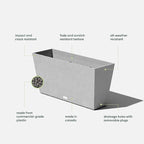 Veradek Midori Long Trough Planter - Image 4