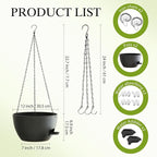 12 Inch Hanging Baskets 2 PC - Image 2