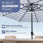 Tempera Patio Market Outdoor Table Umbrella - Image 5