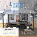 AECOJOY 12' x 12' Gazebo Outdoor Pergola - Image 6