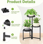 iDavosic.ly 3 Tier Folding Plant Stand Indoor Outdoor - Image 4