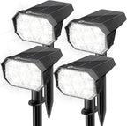 Brightown 4Pack Solar Spot Lights Outdoor - Image 9