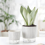 4 Pack Self Watering Pots Set, 4+5.5 Inch Self Watering Pots - Image 8