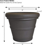 Tusco Products RR20ES Classic Rolled Rim Garden Planter - Image 2