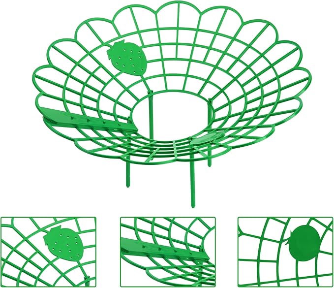 Iceyyyy 10 Pack Strawberry Plant Stand Supports-Strawberry Plant Support Stand - Image 2