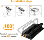 Onforu 120W Flood Lights Outdoor, 12000lm Bright LED Work Light - Image 4