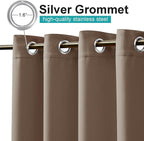 NICETOWN Outdoor Patio Curtain 95 inch Long, Summer Heat Reducing Drapes - Image 5