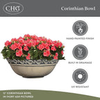 Classic Home and Garden Corinthian Shallow Planter - Image 4