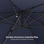 PURPLE LEAF 8' X 8' Patio Umbrella - Image 7