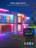 Govee Outdoor LED Strip Lights, 65.6ft Smart Led Strip Lights Work - Image 3