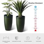 Glitzhome 23.5" H Large Tall Planter - Image 3