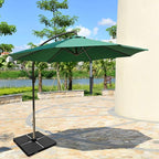 Tangkula 4PCS Patio Cantilever Offset Umbrella Base Weight Stand, 238lbs Square - Image 3