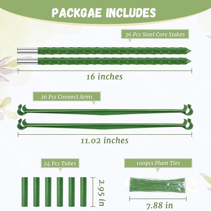 Legigo 4ft 4-Pack Tomato Cage for Garden Plant Support- Up to 48inch Garden - Image 3