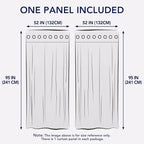 PureFit Outdoor Curtains for Patio Waterproof Weatherproof, UV Resistant - Image 6