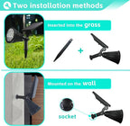 Solar Spot Lights Outdoor Color Changing, 8 Lighting Modes 2-in-1 Solar Lights - Image 6