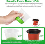 MIXC Thickened Clear Nursery Pots - Image 4